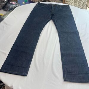 Crooks & Castles Men’s Dark Blue Banger Fit Denim Jeans Size 38 X 34